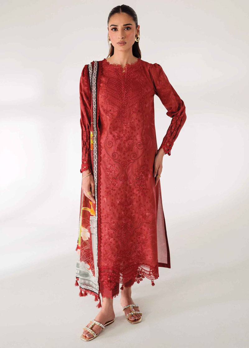 Qalamkar Q Prints Pakistani Unstitched Dress | Code9