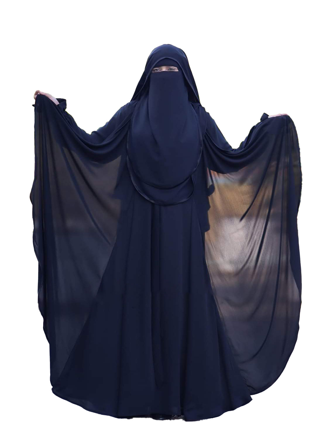 ৬০০” ঘেরের মরিয়াম বোরকা সেট 3Part