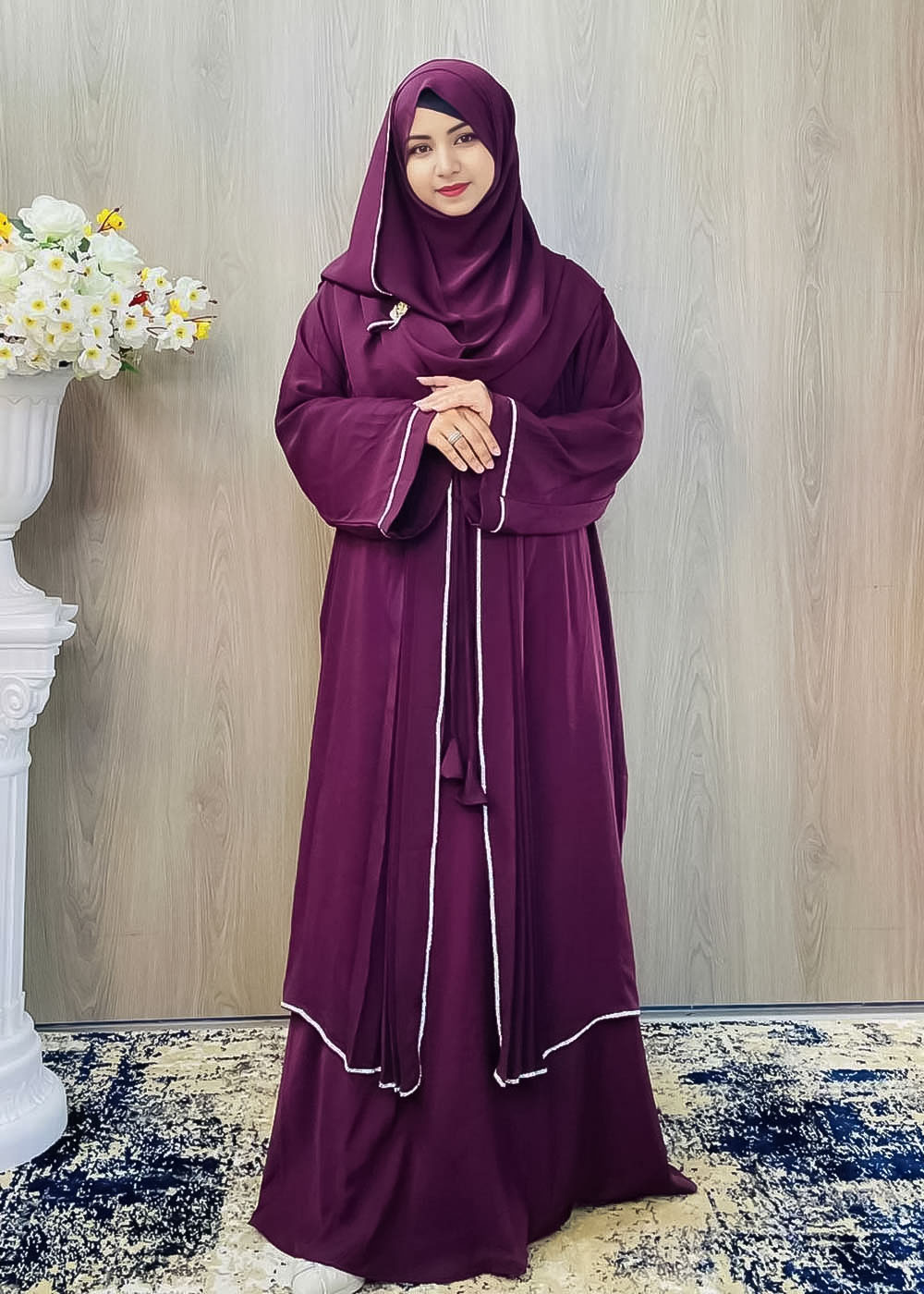 দুবাই চেরি কাপড়ের অরজিনাল বোরকা 102