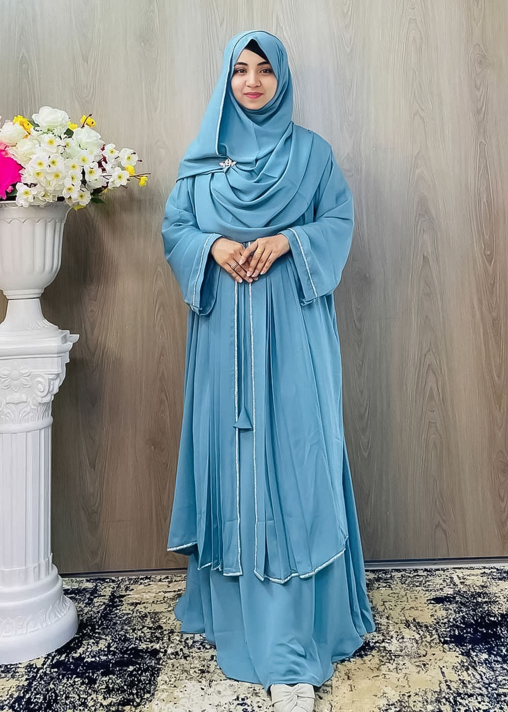 দুবাই চেরি কাপড়ের অরজিনাল বোরকা -103